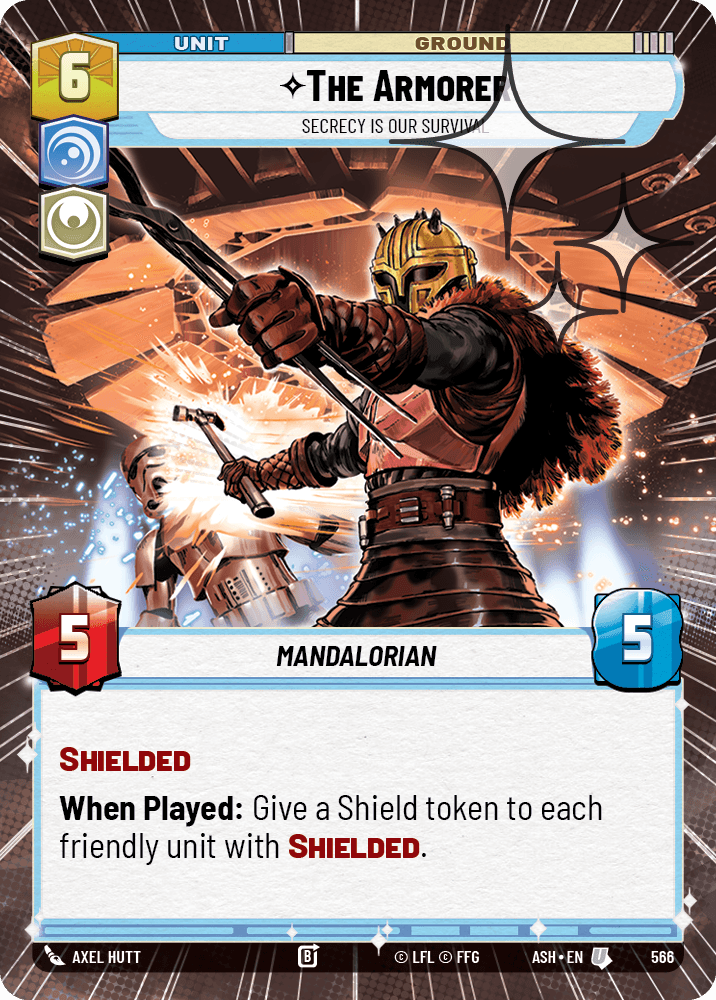 【ASH566/EN】The Armorer - Secrecy is Our Survival (Hyperspace/Foil)