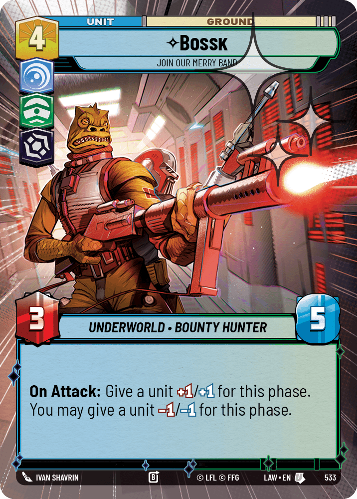 【LAW533/EN】Bossk - Join Our Merry Band (Hyperspace/Foil)
