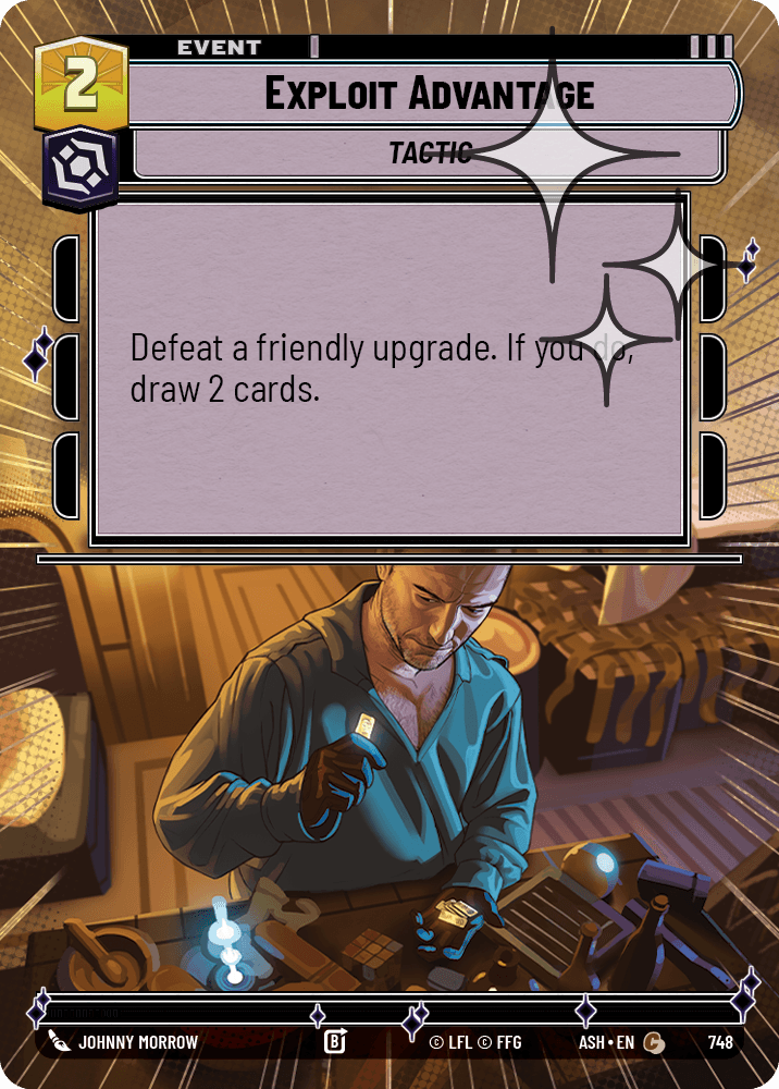 【ASH748/EN】Exploit Advantage (Hyperspace/Foil)