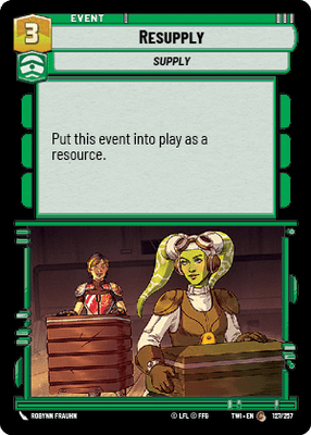 【傷あり特価】【TWI127/EN】Resupply(FOIL)