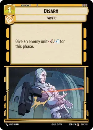 【傷あり特価】【SOR216/EN】Disarm(FOIL)