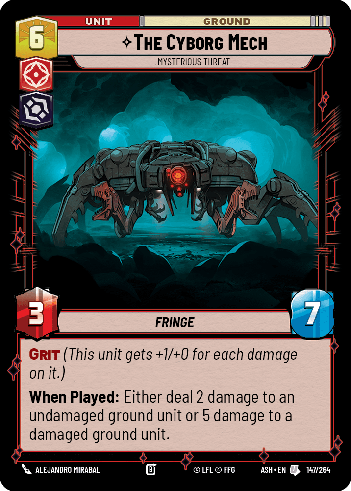 【ASH147/EN】The Cyborg Mech - Mysterious Threat