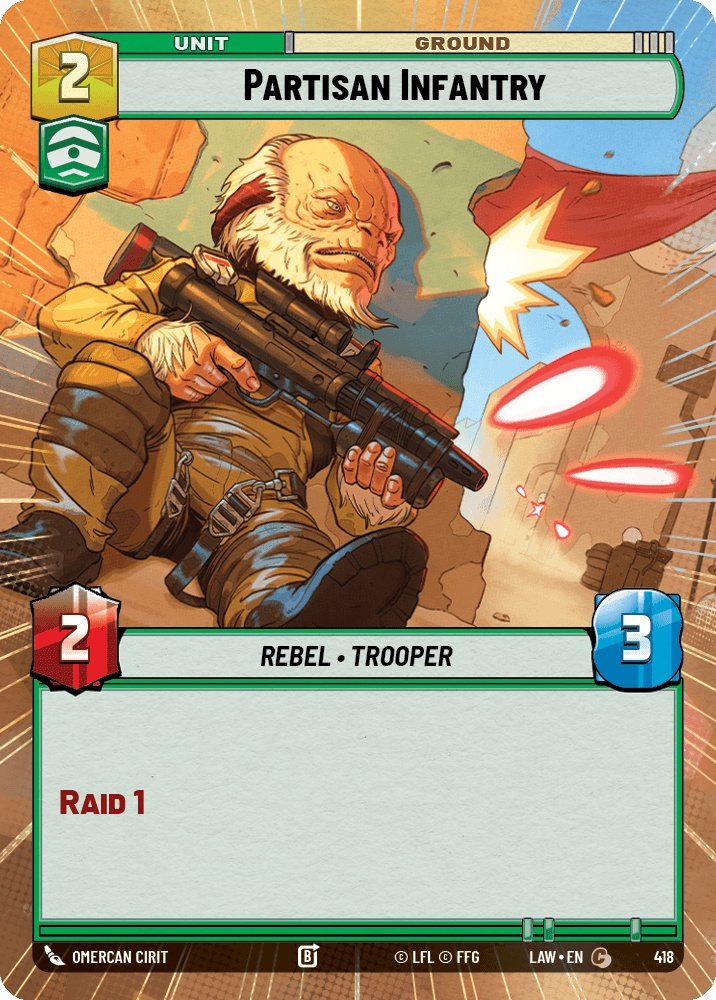 【LAW418/EN】Partisan Infantry (Hyperspace)