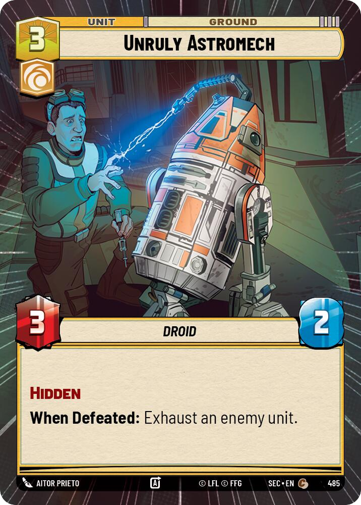【SEC0485/EN】Unruly Astromech (Hyperspace)