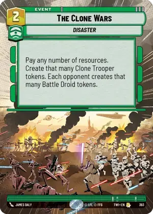 【傷あり特価】【TWI393/EN】The Clone Wars(HYPERSPACE)