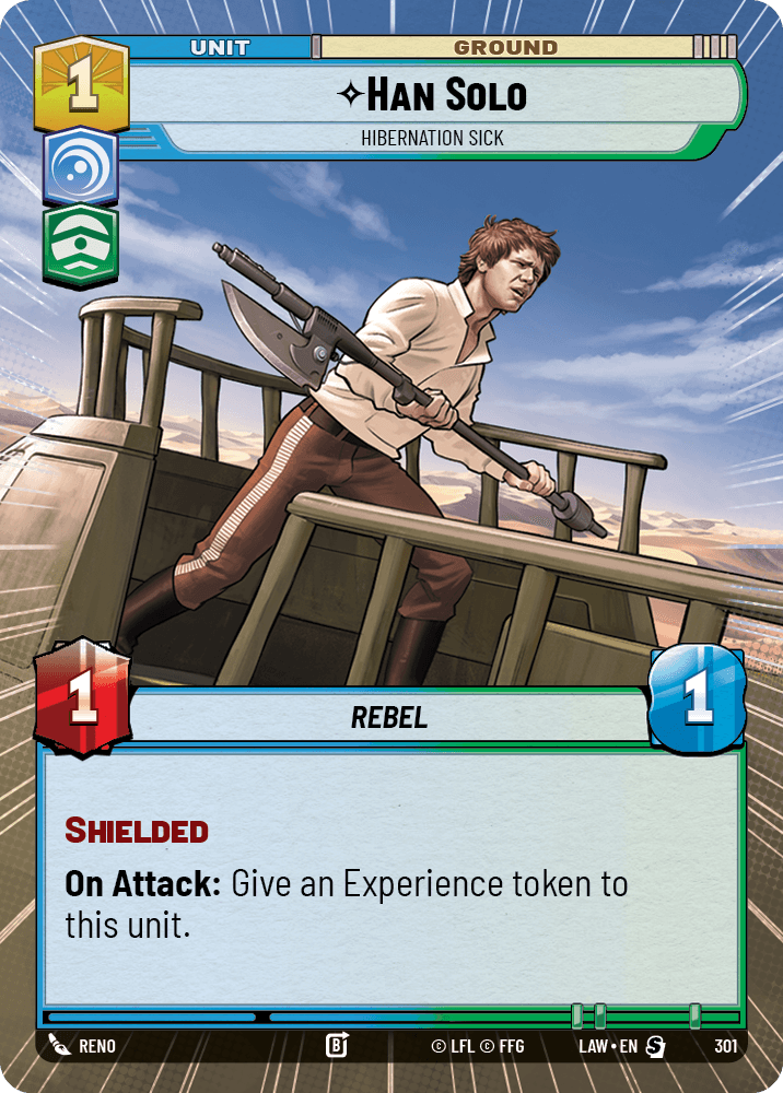 【LAW301/EN】Han Solo - Hibernation Sick (Hyperspace)