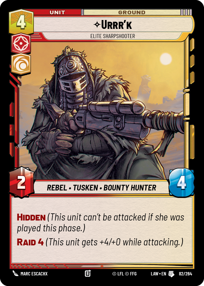 【LAW082/EN】Urrr'k - Elite Sharpshooter