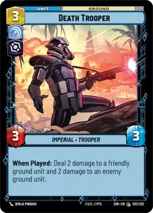 【傷あり特価】【SOR033/EN】Death Trooper(FOIL)