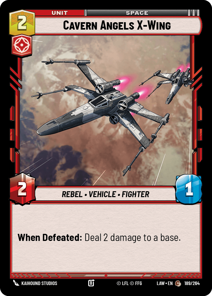 【LAW189/EN】Cavern Angels X-Wing