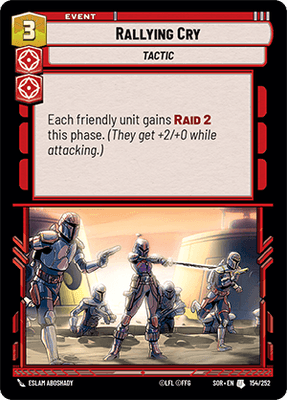 【傷あり特価】【SOR154/EN】Rallying Cry