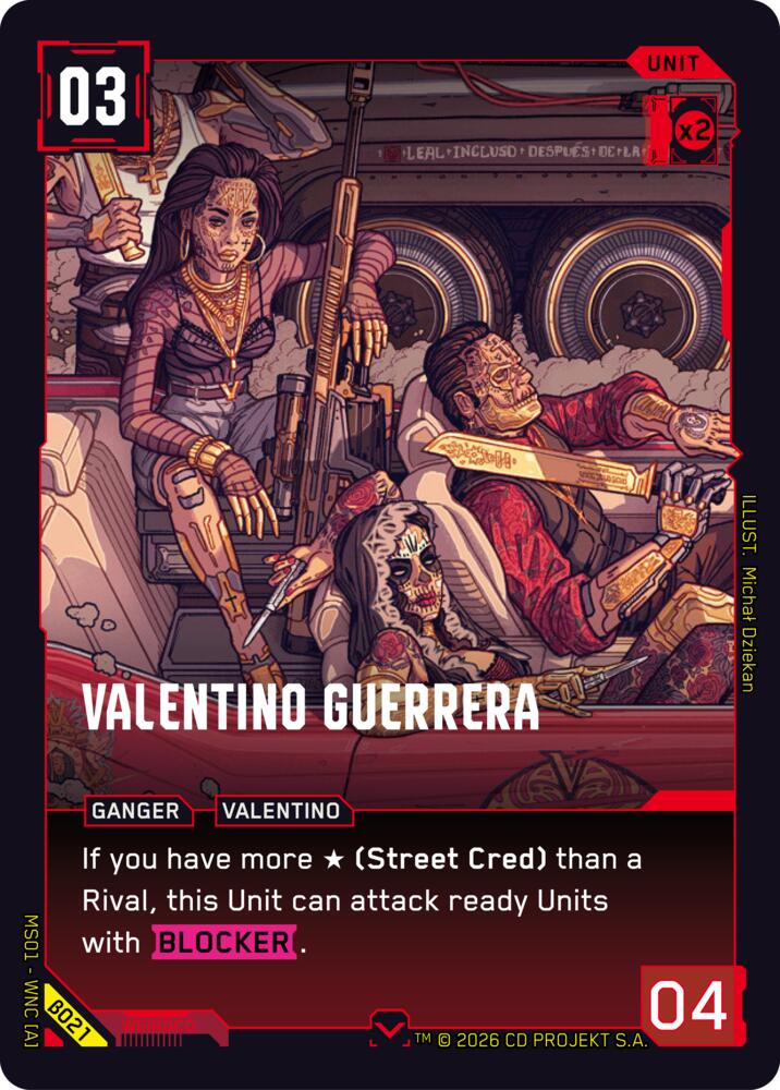 【WNCBβ021/EN】Valentino Guerrera