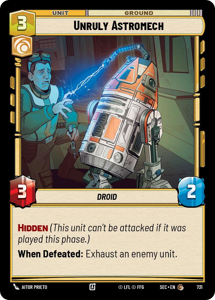 【SEC0731/EN】Unruly Astromech (Foil)