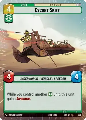【傷あり特価】【SOR378/EN】Escort Skiff (HYPERSPACE)