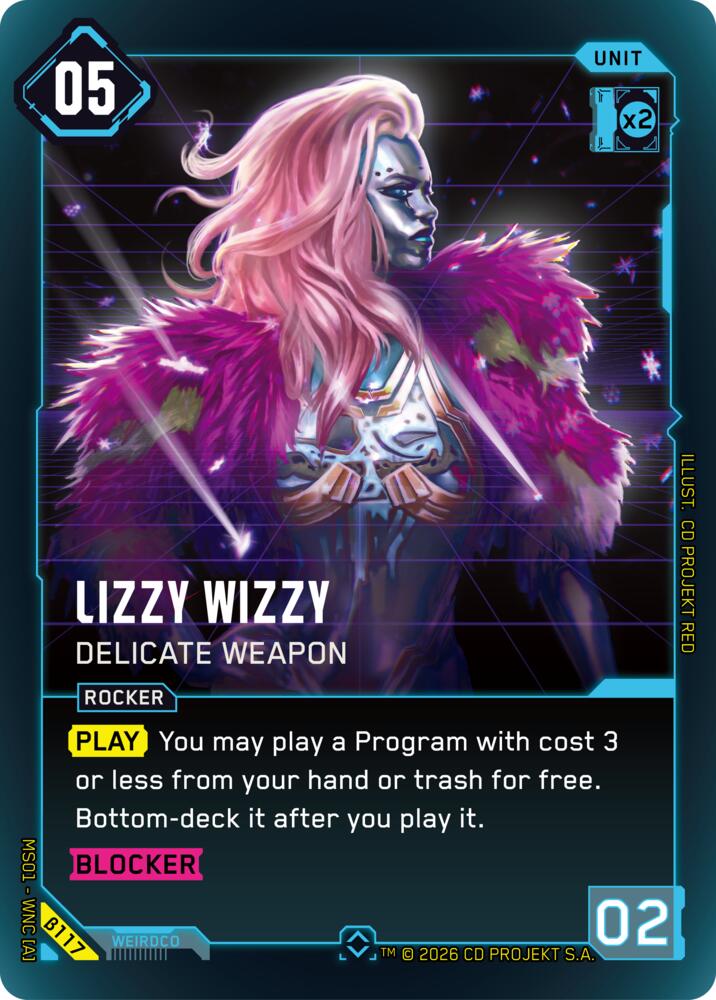 【WNCBβ117/EN】Lizzy Wizzy: Delicate Weapon