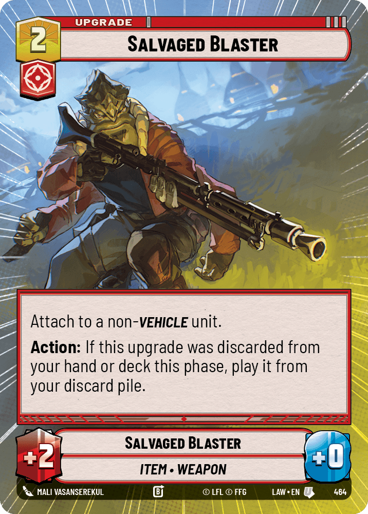 【LAW464/EN】Salvaged Blaster (Hyperspace)