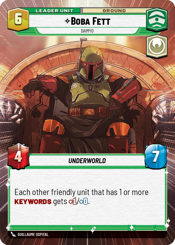 【傷あり特価】【SHD288/EN】Boba Fett - Daimyo (HYPERSPACE)