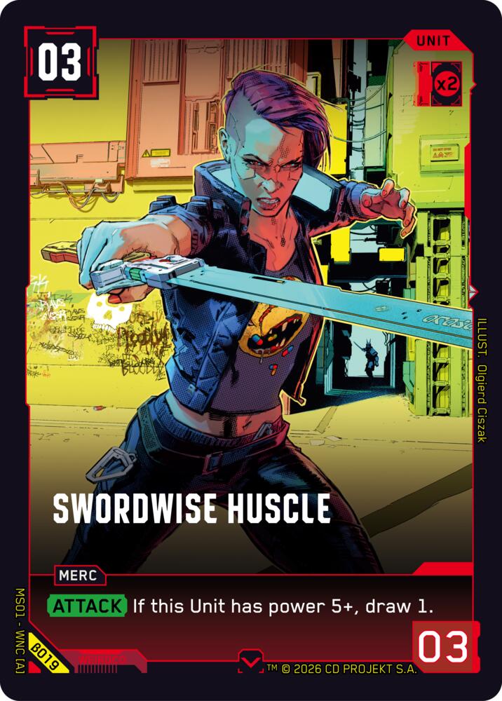 【WNCBβ019/EN】Swordwise Huscle