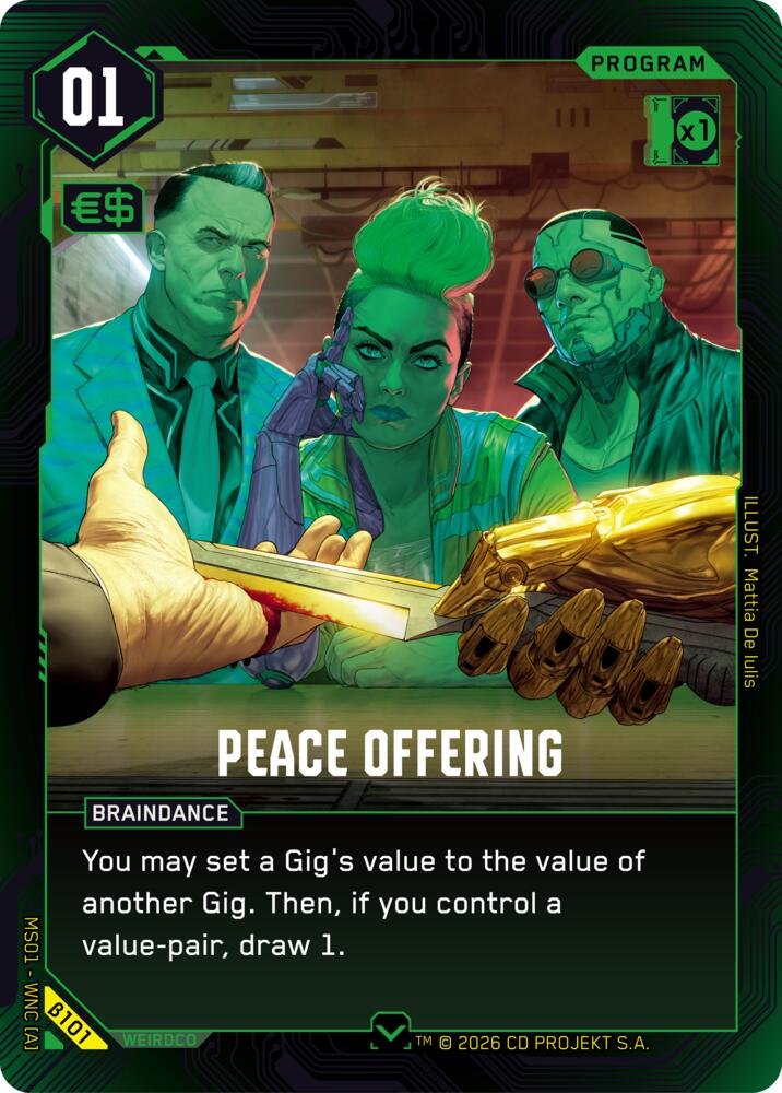 【WNCBβ101/EN】Peace Offering