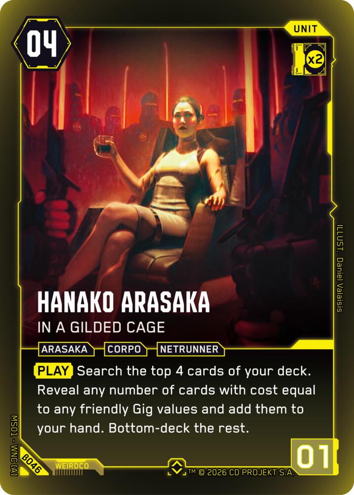 【WNCBβ046/EN】Hanako Arasaka: In a Gilded Cage