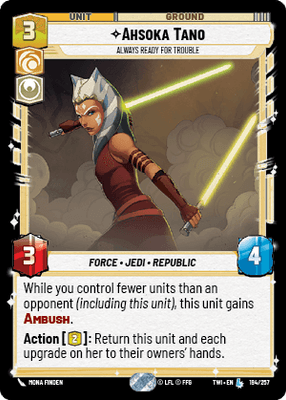 【傷あり特価】【TWI194/EN】Ahsoka Tano - Always Ready For Trouble