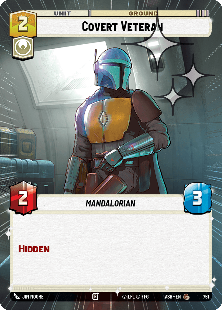 【ASH751/EN】Covert Veteran (Hyperspace/Foil)