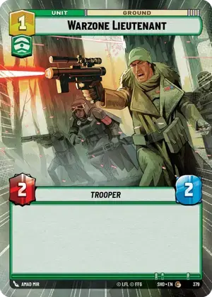 【SHD379/EN】Warzone Lieutenant (HYPERSPACE/FOIL)