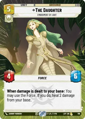 【LOF992/EN】The Daughter - Embodiment of Light(Hyperspace/Foil)