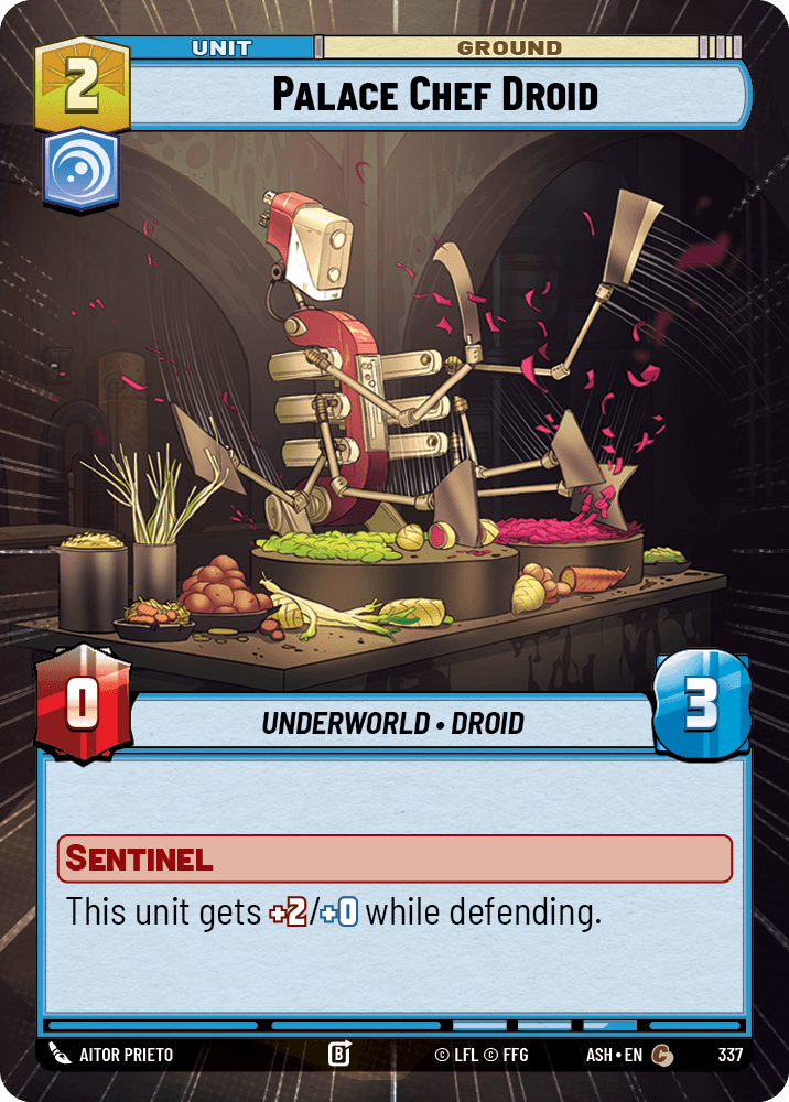 【ASH337/EN】Palace Chef Droid (Hyperspace)