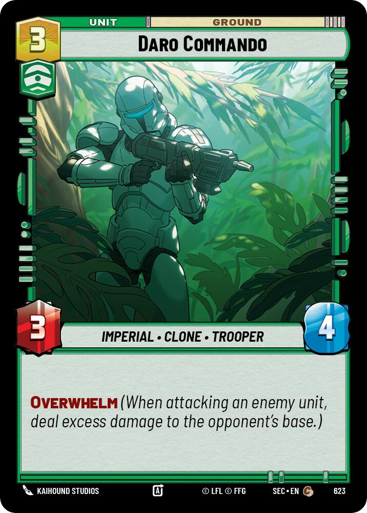 【SEC0623/EN】Daro Commando (Foil)