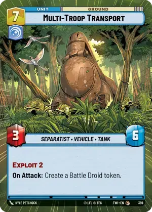 【TWI339/EN】Multi-Troop Transport(HYPERSPACE/FOIL)