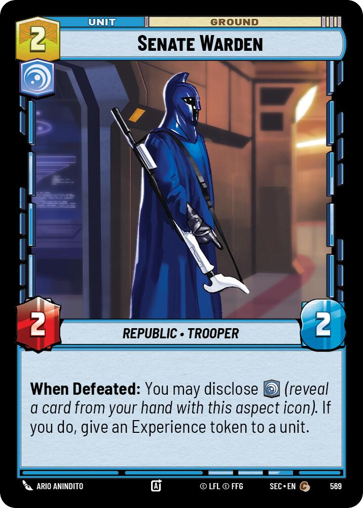 【SEC0569/EN】Senate Warden (Foil)