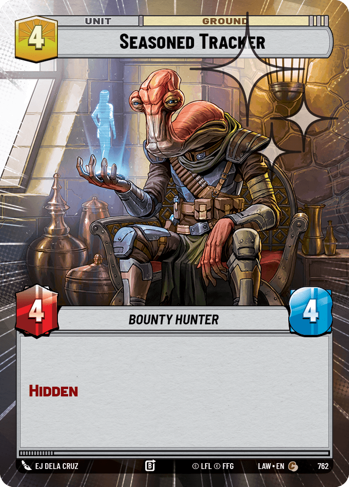 【LAW762/EN】Seasoned Tracker (Hyperspace/Foil)