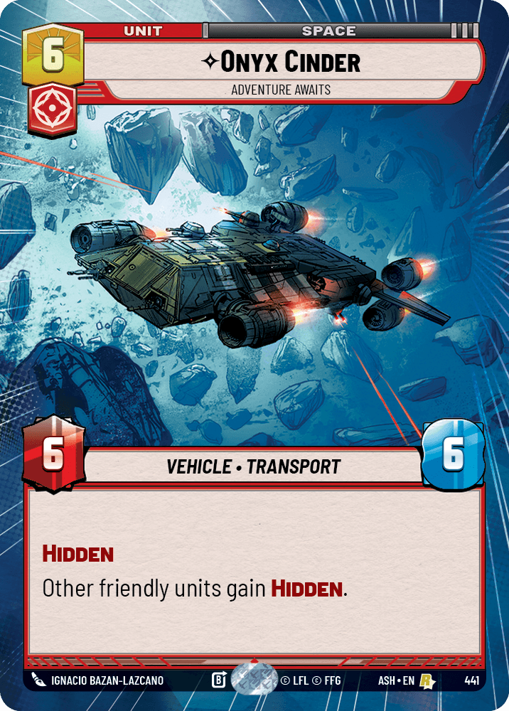 【ASH441/EN】Onyx Cinder - Adventure Awaits (Hyperspace)
