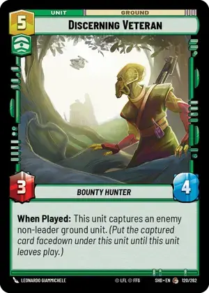 【SHD120/EN】Discerning Veteran(FOIL)