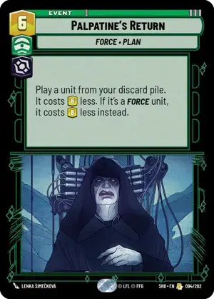 【SHD094/EN】Palpatine's Return(FOIL)