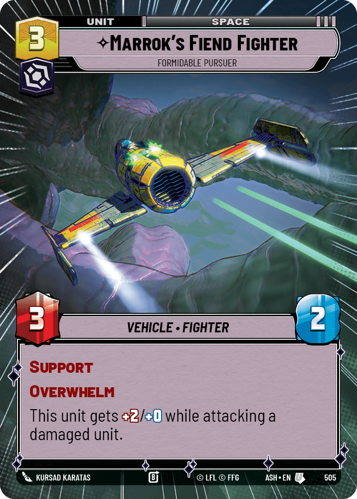 【ASH505/EN】Marrok's Fiend Fighter - Formidable Pursuer (Hyperspace)