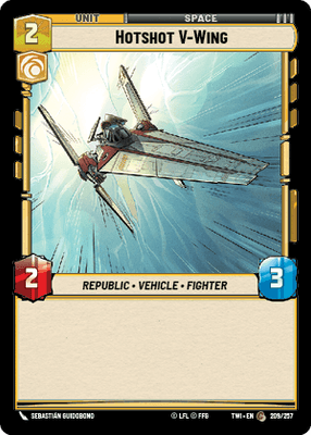 【傷あり特価】【TWI209/EN】Hotshot V-Wing(FOIL)