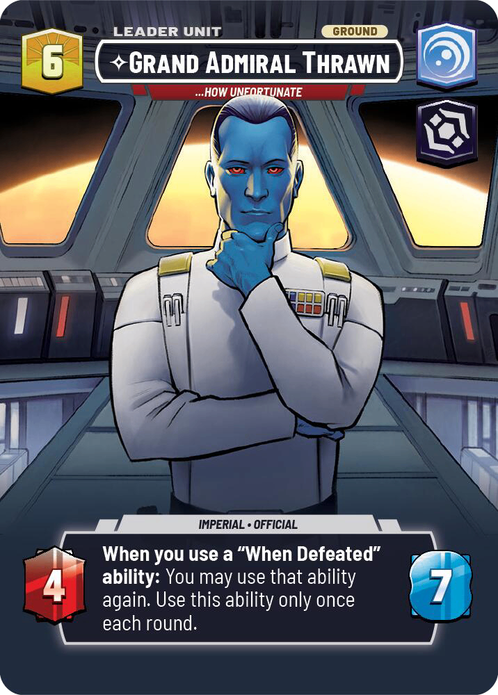 【JTL998/EN】Grand Admiral Thrawn - ...How Unfortunate (Showcase)