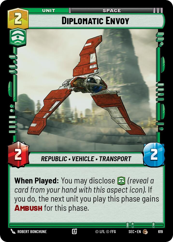 【SEC0619/EN】Diplomatic Envoy (Foil)
