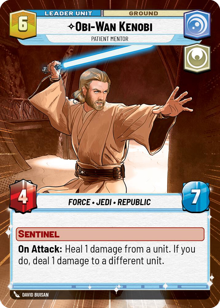 【傷あり特価】【TWI278/EN】Obi-Wan Kenobi - Patient Mentor(HYPERSPACE)