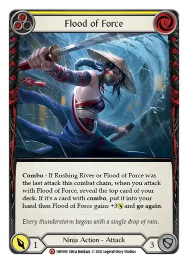 【傷あり特価】【1HP099/EN】Flood of Force
