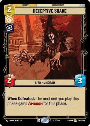 【LOF682/EN】Deceptive Shade(Foil)