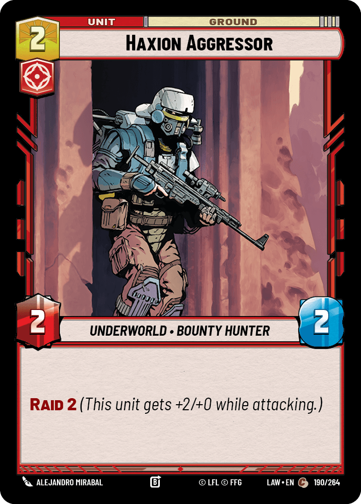 【LAW190/EN】Haxion Aggressor