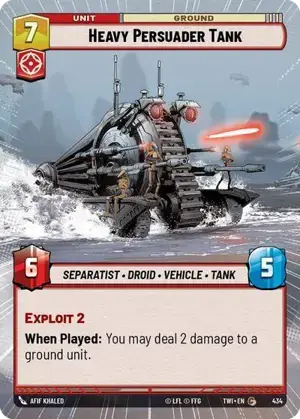 【傷あり特価】【TWI434/EN】Heavy Persuader Tank(HYPERSPACE)