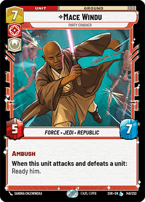 【傷あり特価】【SOR149/EN】Mace Windu - Party Crasher