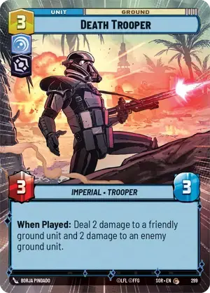 【SOR299/EN】Death Trooper (HYPERSPACE/FOIL)