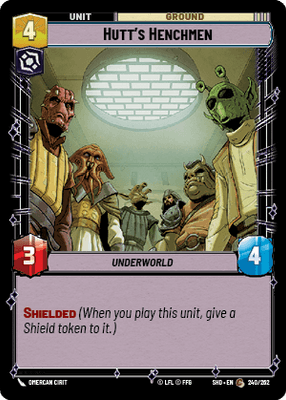 【傷あり特価】【SHD240/EN】Hutt’s Henchmen