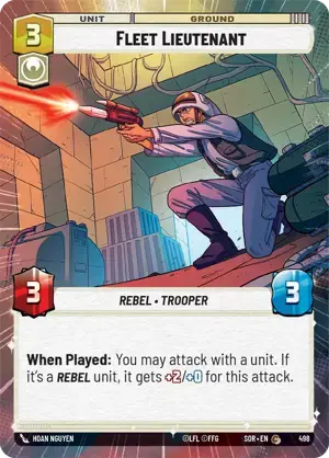 【傷あり特価】【SOR498/EN】Fleet Lieutenant (HYPERSPACE)