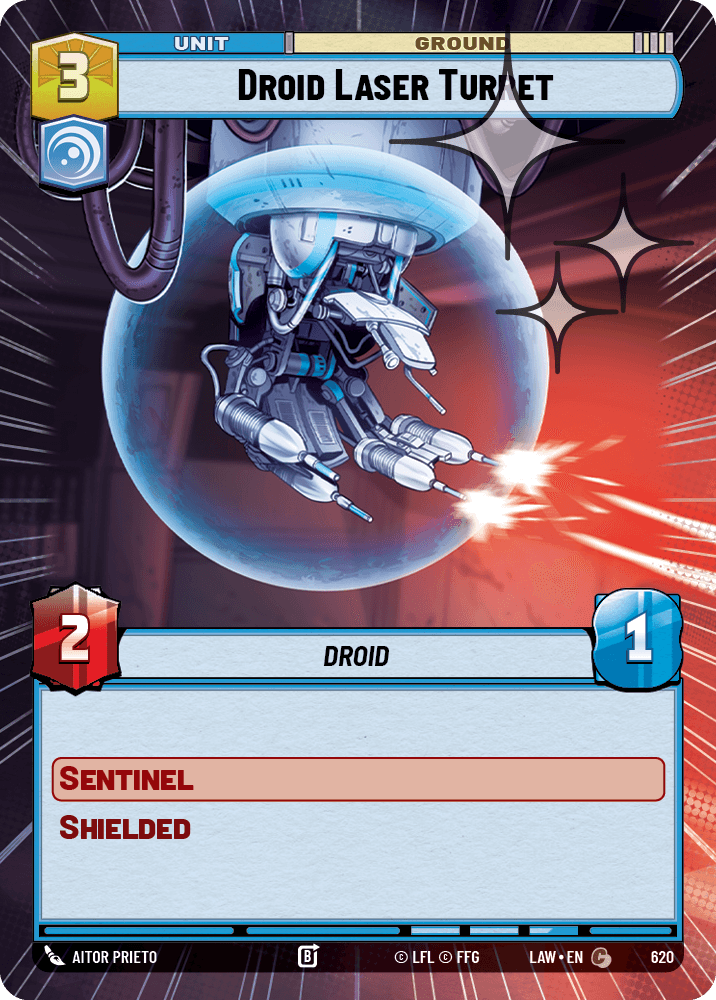 【LAW620/EN】Droid Laser Turret (Hyperspace/Foil)