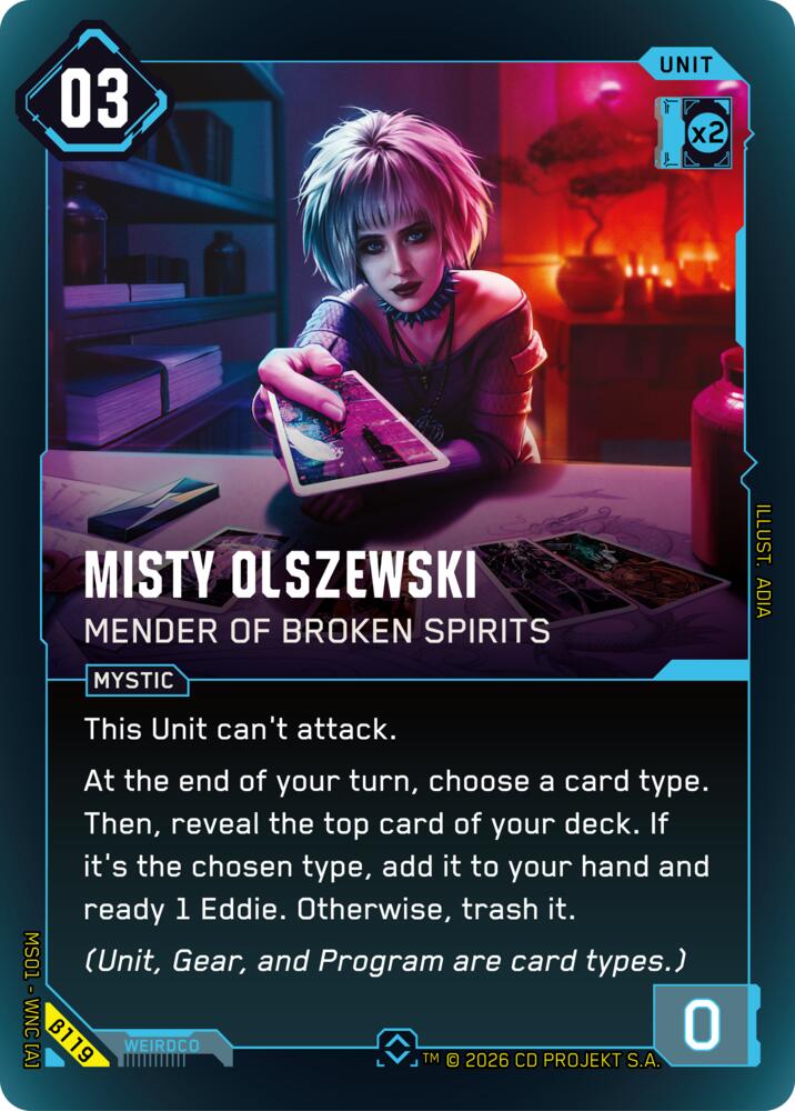 【WNCBβ119/EN】Misty Olszewski: Mender of Broken Spirits